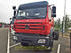 6x4 Beiben Trucks Euro 2 Operating Weight 13650kg Red Color Box Material Optional
